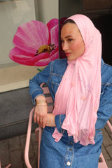 Coton Jersey - Cotton candy pink