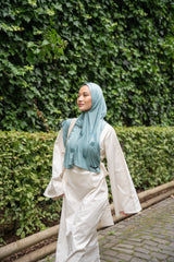 Coton Jersey - Blue green