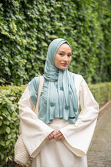 Coton Jersey - Blue green