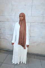 Coton Jersey - Terracota Brown